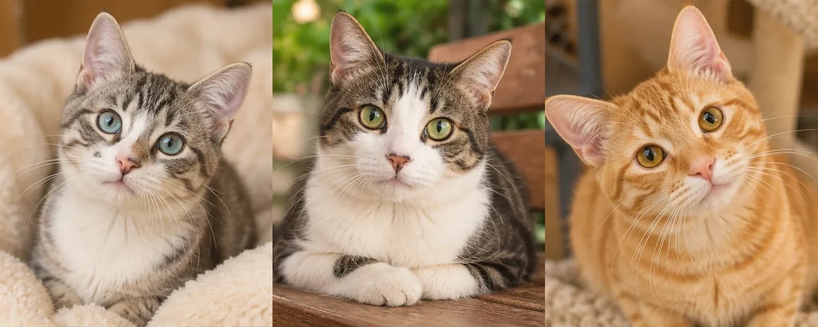 Cats available for adoption